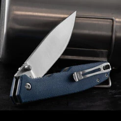 Magnum Deep Blue Canvas Folding Knife -Campfire Essentials Shop 01SC714.3 84279.1693831655