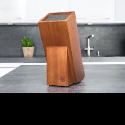 Boker Gusto Wood Knife Block -Campfire Essentials Shop 03BO083det3 98012.1614853011