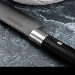 Boker Damascus Black Santoku Fixed Blade -Campfire Essentials Shop 130417DAM.4 65409.1648550588.1280.1280 89600.1648635339