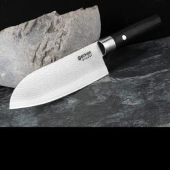 Boker Damascus Black Santoku Fixed Blade -Campfire Essentials Shop 130417DAM.5 00280.1648550588.1280.1280 36130.1648635339