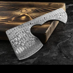 Hatchet Blade Blank Damascus -Campfire Essentials Shop BL159D.3 16238.1688563673