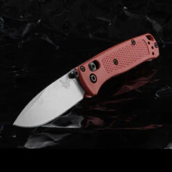Benchmade 533-04 Mini Bugout Mesa Red Folding Knife -Campfire Essentials Shop BM533 04.3 42973.1691486942