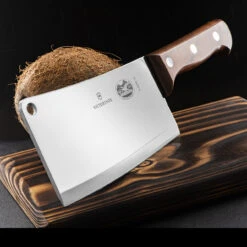 Victorinox Wood Kitchen Cleaver Maple -Campfire Essentials Shop BMC 5400018 84896.1667581199