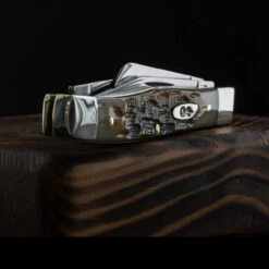 Case Stockman Amber Bone Carbon -Campfire Essentials Shop CA079det2 62288.1657885917