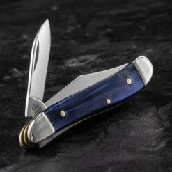 Case Peanut Blue Pearl Folding Knife -Campfire Essentials Shop CA23446.2 78313.1688044600