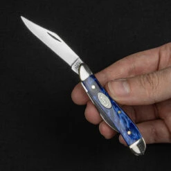 Case Peanut Blue Pearl Folding Knife -Campfire Essentials Shop CA23446 30775.1688044599