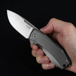 LionSteel Nano Titanium Folding Knife -Campfire Essentials Shop CCM LS NA01 GY.2 32965.1690451221.1280.1280 04811.1690454865