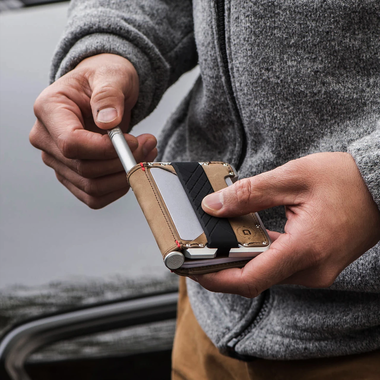 Dango D01 Dapper Pen Wallet Rawhide 8 Dango D01 Dapper Pen Wallet Rawhide - Image 8