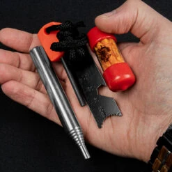 EOG Pocket Bellows Weatherproof Fire Starting Kit -Campfire Essentials Shop EOGV3LEO.2 66178.1688380994