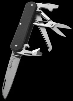 Fox Vulpis 5 Carbon Fibre Penknife -Campfire Essentials Shop FOX FX VP130 SF5CF 51357.1688656809