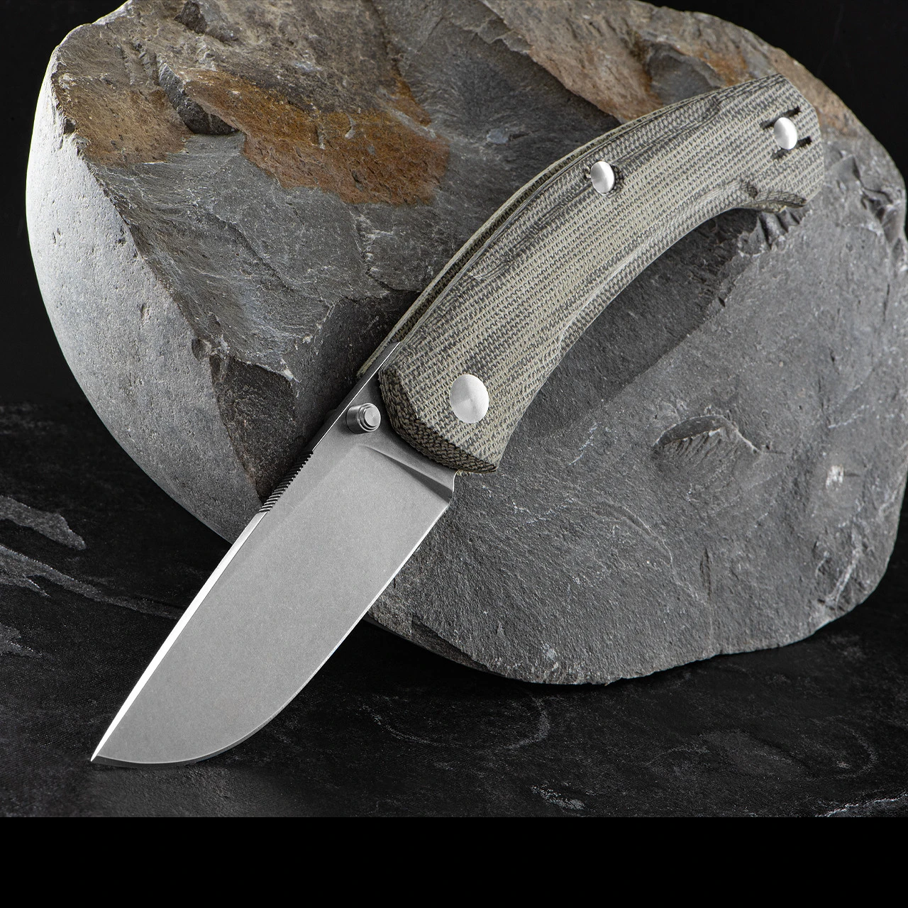 Giant Mouse ACE Iona V2 Micarta Folding Knife 4 Giant Mouse ACE Iona V2 Micarta Folding Knife - Image 4