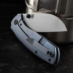 Kansept Convict Titanium Folding Knife -Campfire Essentials Shop KA K1023B2.2 35425.1687188713