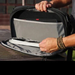 Kitanica Envoy Attache -Campfire Essentials Shop KIT BAG ENVOY BKdet10 04683.1634301489