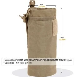 Maxpedition Mini Rollypoly Dump Pouch -Campfire Essentials Shop MAXP 207det7 07714.1674821984
