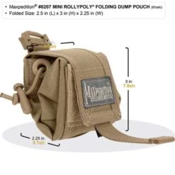 Maxpedition Mini Rollypoly Dump Pouch -Campfire Essentials Shop MAXP 207det9 45021.1674821984