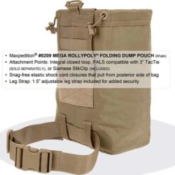 Maxpedition Mega Rollypoly Dump Pouch -Campfire Essentials Shop MAXP 209det4 34764.1662129456