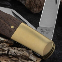 Michael May Barlow Walnut Folding Knife -Campfire Essentials Shop MMK 0003.3 74984.1696519294.1280.1280 49170.1696843289
