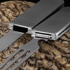 Marbles G.I. Knife And Fork Combo -Campfire Essentials Shop MR652.4 35590.1679585147