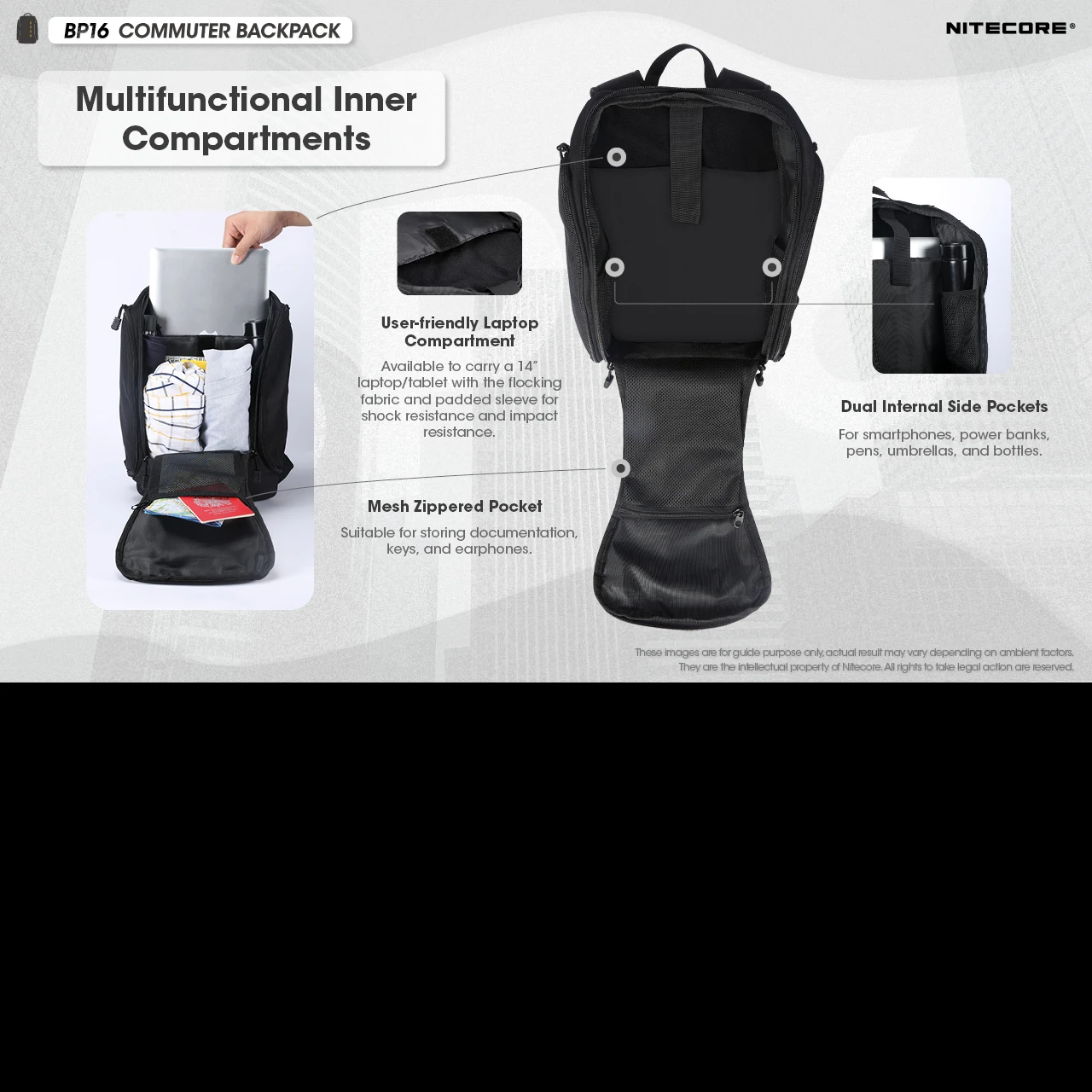 Nitecore BP16 Backpack 4 Nitecore BP16 Backpack - Image 4