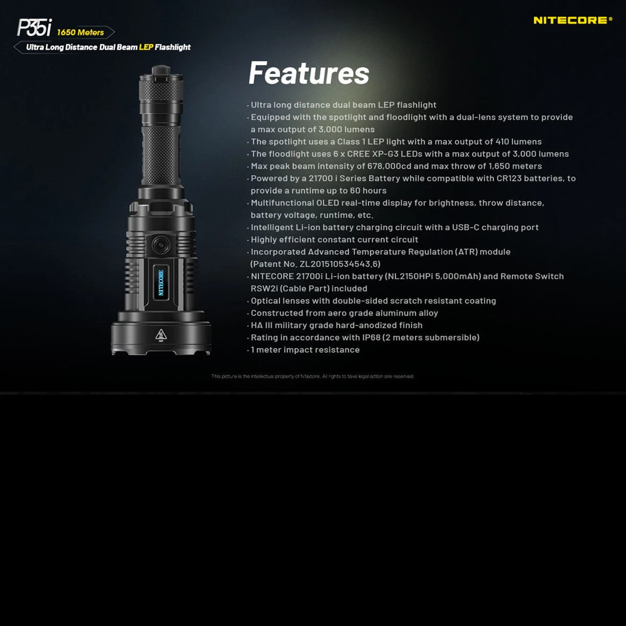 Nitecore P35i 6 Nitecore P35i - Image 6