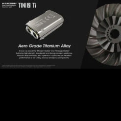 Nitecore TINI 2 Titanium -Campfire Essentials Shop NITECORE TINI2 TIT.5 57628.1652790503.1280.1280 95537.1652879581