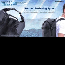 Nitecore Drybag WDB20 -Campfire Essentials Shop NITECORE WDB20det5 81876.1637858028