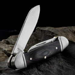 Rough Rider Canoe G10 Black And Red Penknife -Campfire Essentials Shop RR2297.3 69522.1687352346