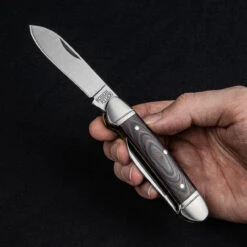 Rough Rider Canoe G10 Black And Red Penknife -Campfire Essentials Shop RR2297 87022.1687343069