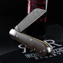 Rough Ryder Reserve Humpback Jack Damascus Folding Knife -Campfire Essentials Shop RRR024D.3 31017.1686232129