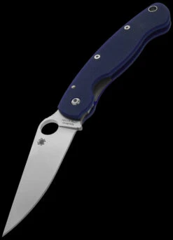 Spyderco Mili Model CPM S110V Folding Knife -Campfire Essentials Shop SC36GPDBL 35811.1695656522.1280.1280 60455.1695724104