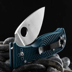 Spyderco Lil' Temperance Lightweight K390 Folding Knife -Campfire Essentials Shop SC69PBL3K390.4 81347.1695118299