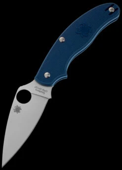 Spyderco UK Penknife Lightweight Dark Blue CPM SPY27 -Campfire Essentials Shop SC94PCBL 32877.1694442612