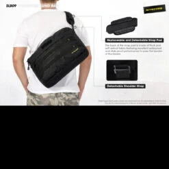 Nitecore SLB09 Sling Bag -Campfire Essentials Shop SLB09det4 93288.1643032328.1280.1280 67490.1643207288