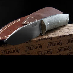 Lion Steel Bushcraft B35 Micarta Green -Campfire Essentials Shop ccm ls b35cvg 83724.1587729658