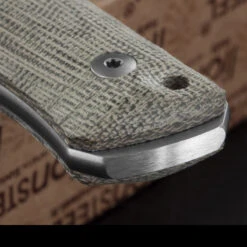 Lion Steel Bushcraft B35 Micarta Green -Campfire Essentials Shop ccm ls b35cvgdet1 23906.1587424307