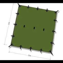 DD Hammocks 3 X 3 Tarp 10 DD Hammocks 3 X 3 Tarp -Campfire Essentials Shop dd 019det4 74434.1587403865