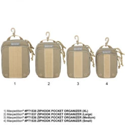 Maxpedition Ziphook Pocket Organiser Medium -Campfire Essentials Shop maxp 1536det14 26925.1662381664