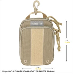 Maxpedition Ziphook Pocket Organiser Medium -Campfire Essentials Shop maxp 1536det4 58937.1662381664