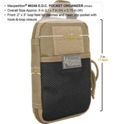 Maxpedition Pocket Organiser EDC -Campfire Essentials Shop maxp 246det5 94372.1673266819