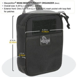 Maxpedition Pocket Organiser Beefy -Campfire Essentials Shop maxp 266 bdet2 26887.1587390497