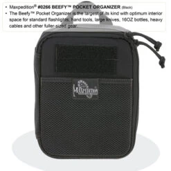 Maxpedition Pocket Organiser Beefy -Campfire Essentials Shop maxp 266 bdet 45124.1587390505