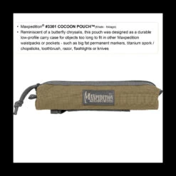 Maxpedition Cocoon Pouch -Campfire Essentials Shop maxp 3301det11 21093.1587388702