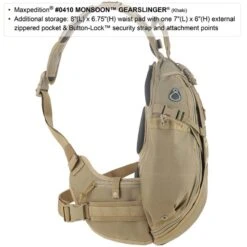 Maxpedition Monsoon Gearslinger -Campfire Essentials Shop maxp 410det4 38963.1662130624