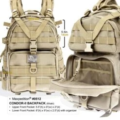 Maxpedition Condor II Backpack -Campfire Essentials Shop maxp 512 det7 52676.1587385612