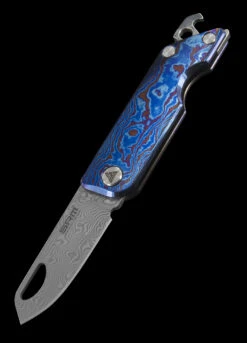 SRM Damascus Slip Joint -Campfire Essentials Shop new06 93145.1663067896