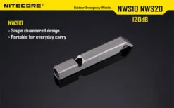 Nitecore Single Chamber Whistle -Campfire Essentials Shop nitecore nws10det4 87528.1587389200
