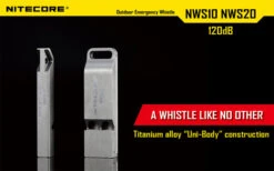Nitecore Single Chamber Whistle -Campfire Essentials Shop nitecore nws10det 03520.1587389198