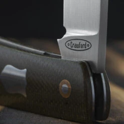 Chris Crawford Custom EDC-B Slipjoint Olive -Campfire Essentials Shop olive4 14789.1687969154