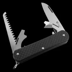 Fox Vulpis 4 Saw Carbon Fibre Penknife -Campfire Essentials Shop vulpisCF 24470.1686563244