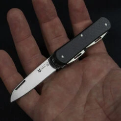 Fox Vulpis 4 Saw Carbon Fibre Penknife -Campfire Essentials Shop vulpisCFdet3 04324.1686567908
